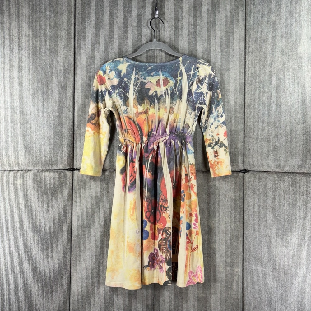 Colorful Abstract Print Dress - Picture 2 of 6